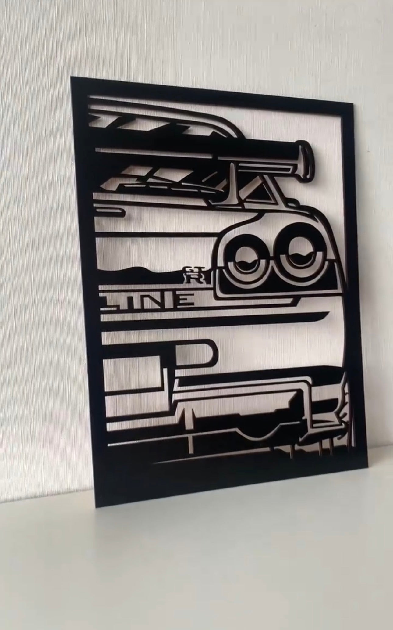 Nissan R-34 Metal Wall Frame